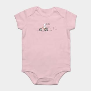 Bunny bike Baby Bodysuit